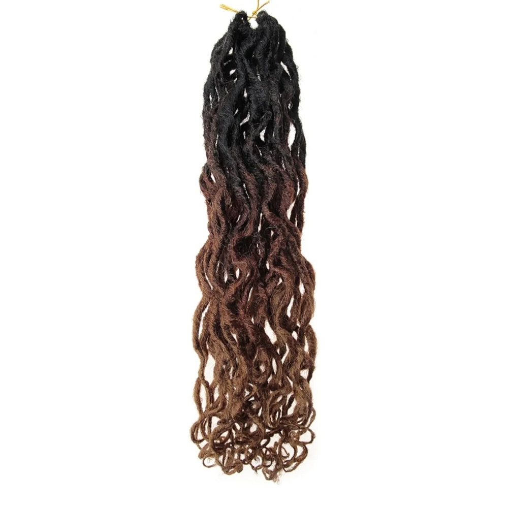 Hippie 18" Locs Synthetic Extension Ombre 2 Pack